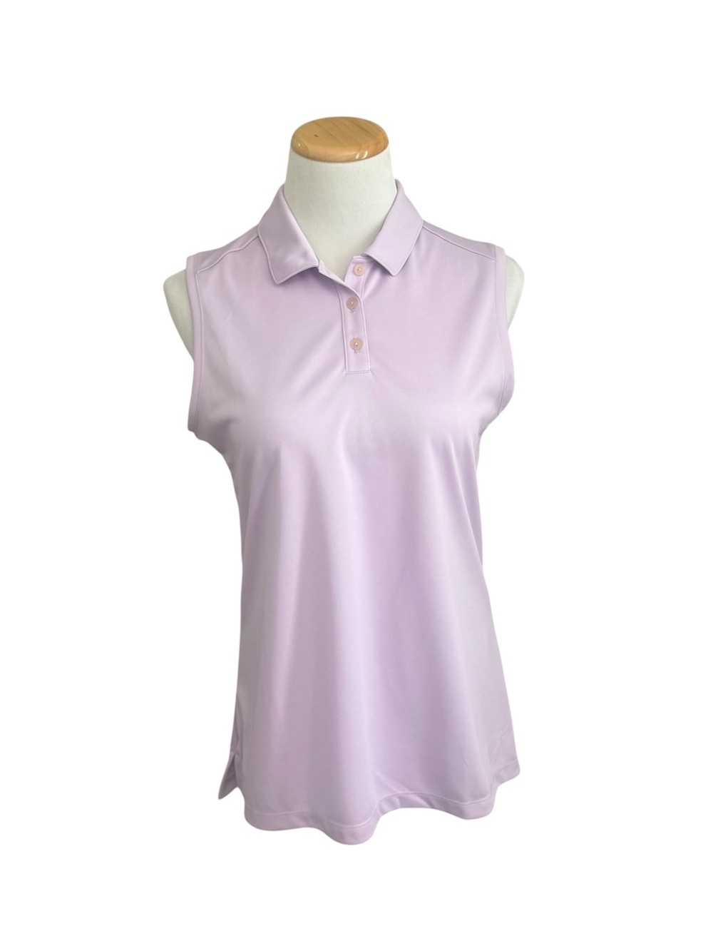 Nike Sleeveless Golf Polo Top in Light Lavender